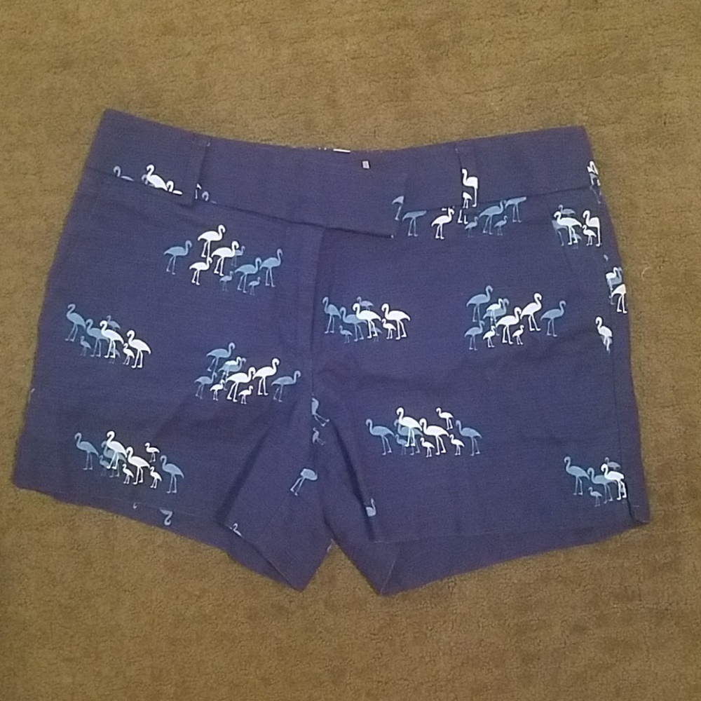 LOFT flamingo shorts